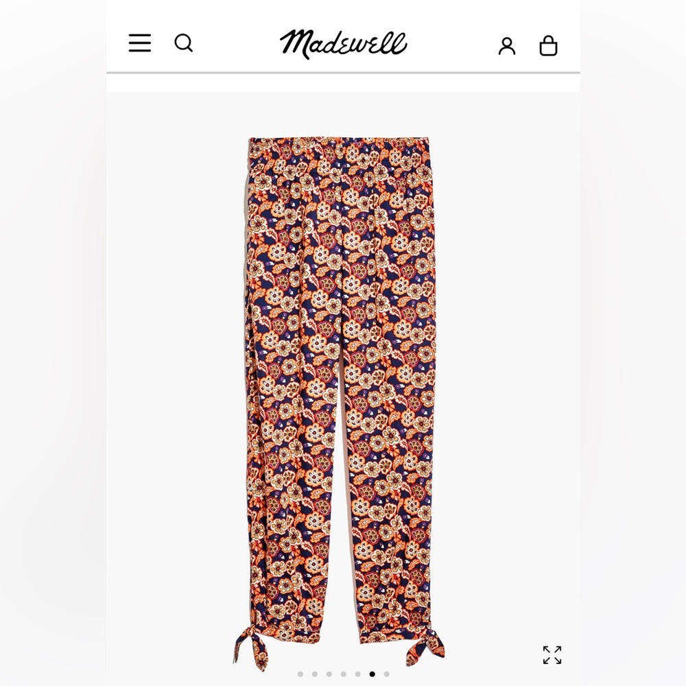 Madewell x Banjanan Ankle-Tie Pants Small